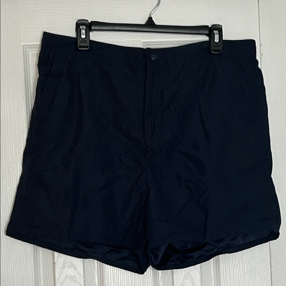 Croft & Barrow Navy Blue Swim Athletic Shorts
